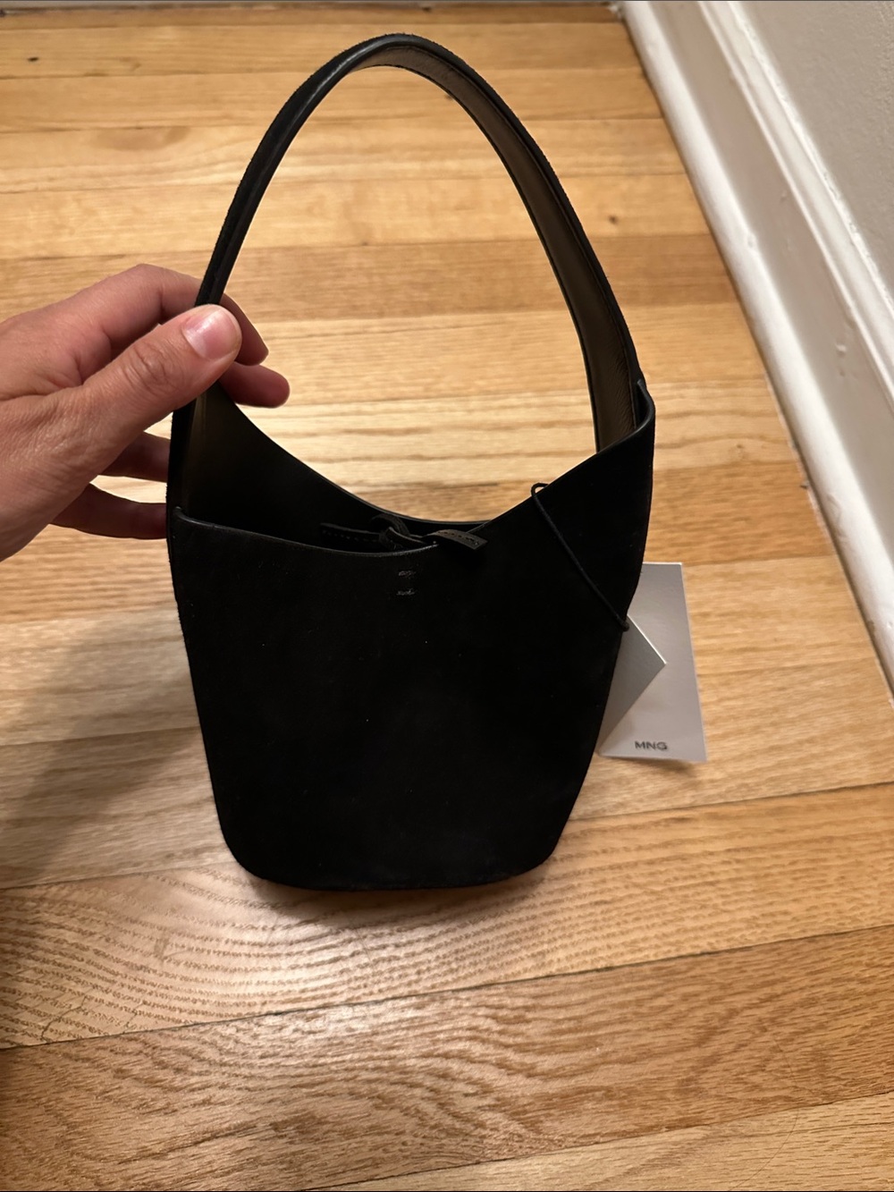 Mango Black Mini Bucket Bag - Picture 3 of 3